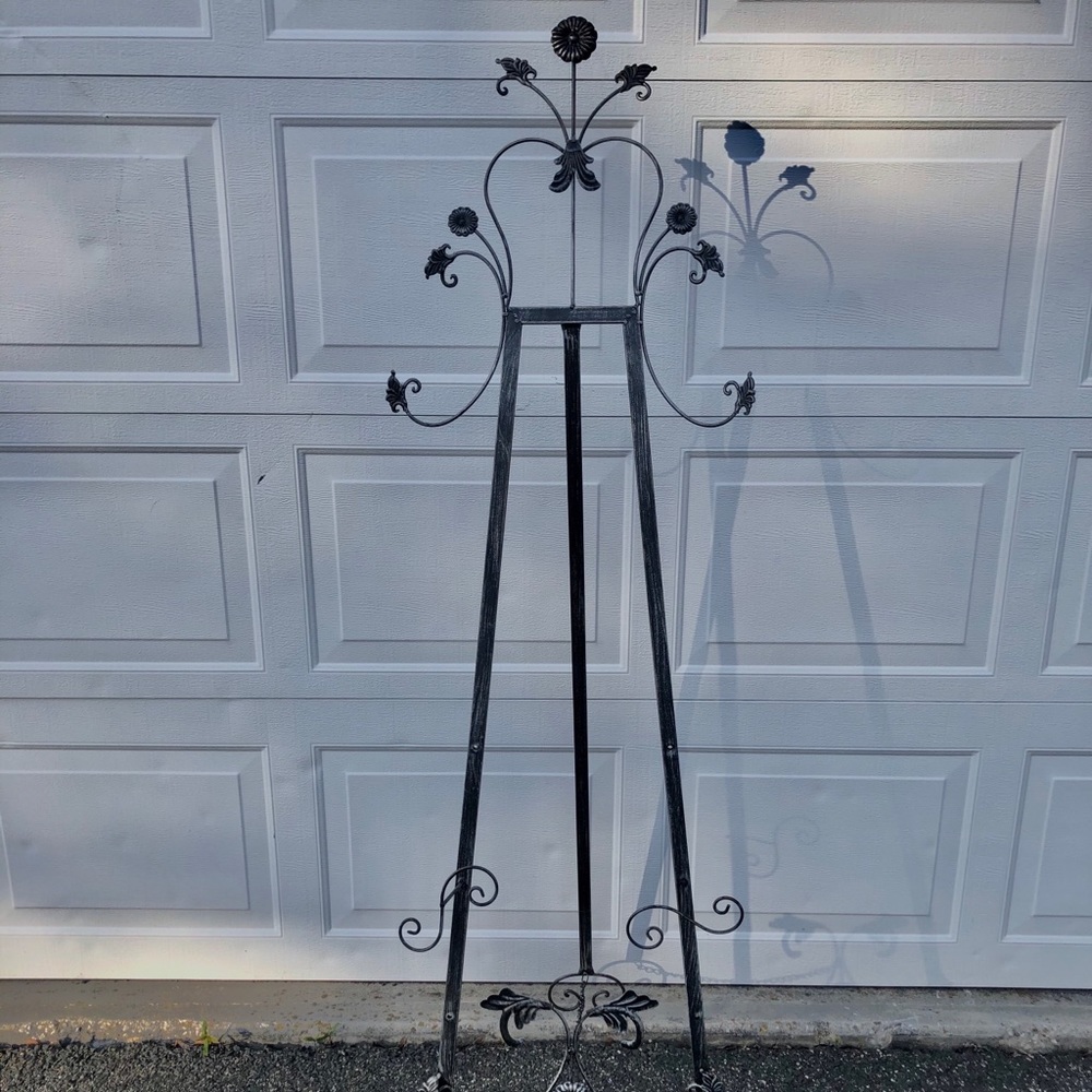 Iron easel ( not for sale)